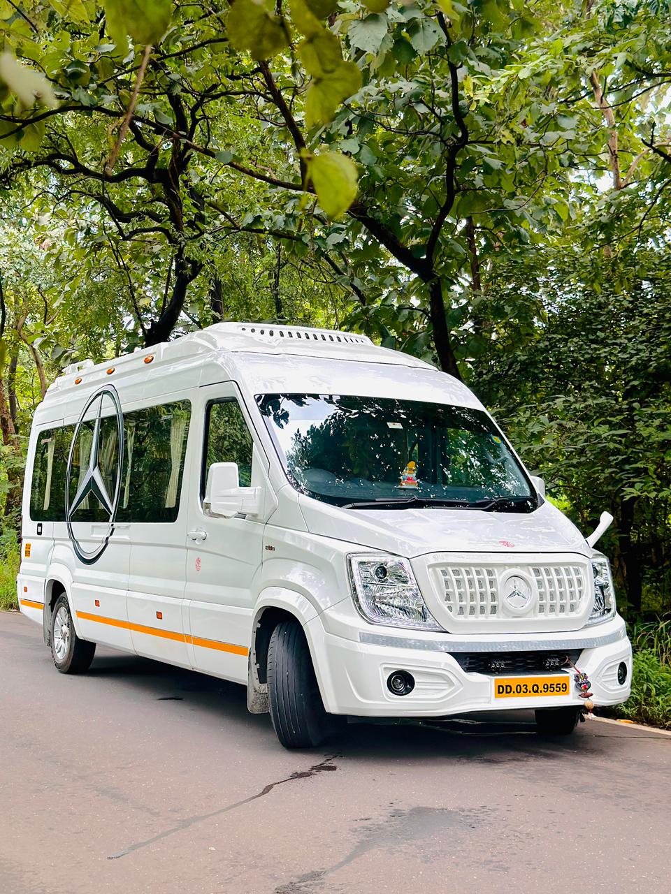 Luxury Urbania minibus by Sadguru Cabs